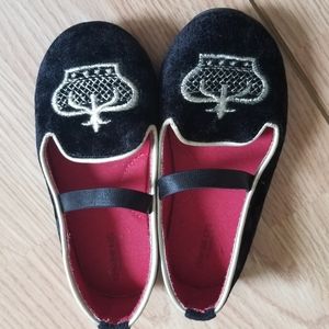 Black Velvet Loafers